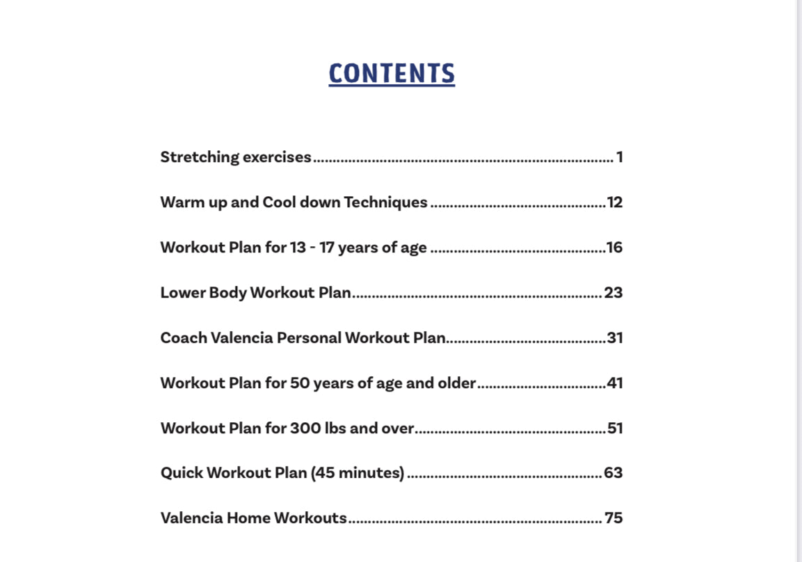El Libro de Ejercicios (Workout 101 for Beginners)
