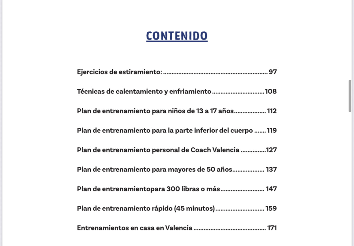 El Libro de Ejercicios (Workout 101 for Beginners)
