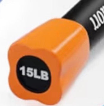 Barra de Ejercicio Peso 15lbs (15lbs Weighted Fitness Bar)