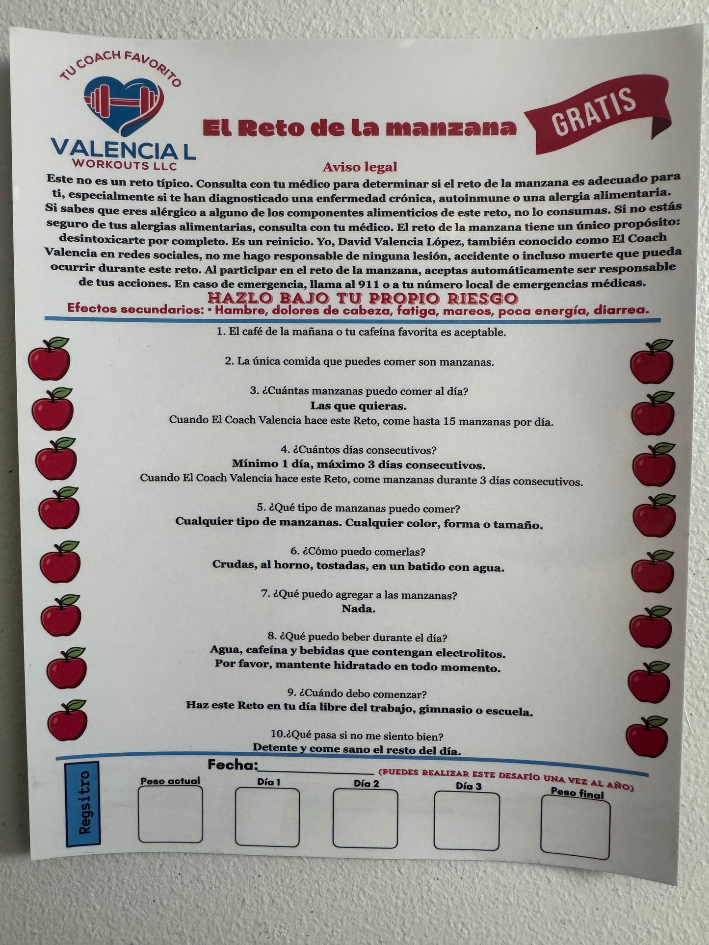 El Libro del Dr. Valencia con 5 Regalos (Dr. Valencia’s Hard Cover Book with 5 Gifts)